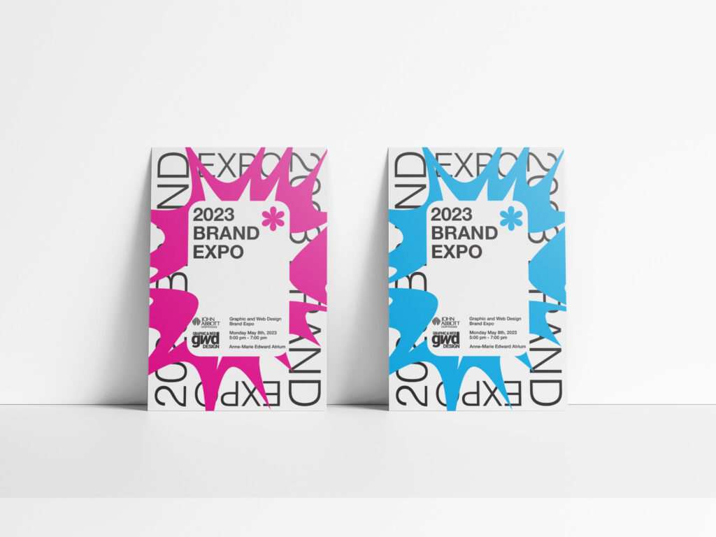 2023 Brand Expo poster mockup by Breina Kelly.