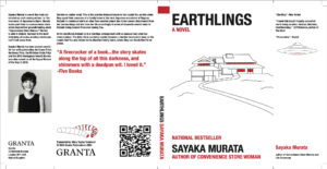 2D Dust Jacket for Earthlings by Sayaka Murata.