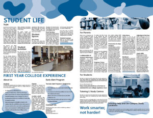 Print Newsletter for John Abbott College discussing student life.